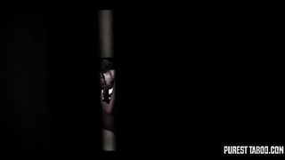 Парень и его грубый друг принуждают девушку к жесткой ебле в рот и письку