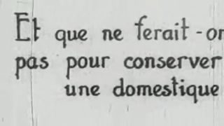 Возможно первый порно фильм в истории, где домработница трахается со своими хозяевами